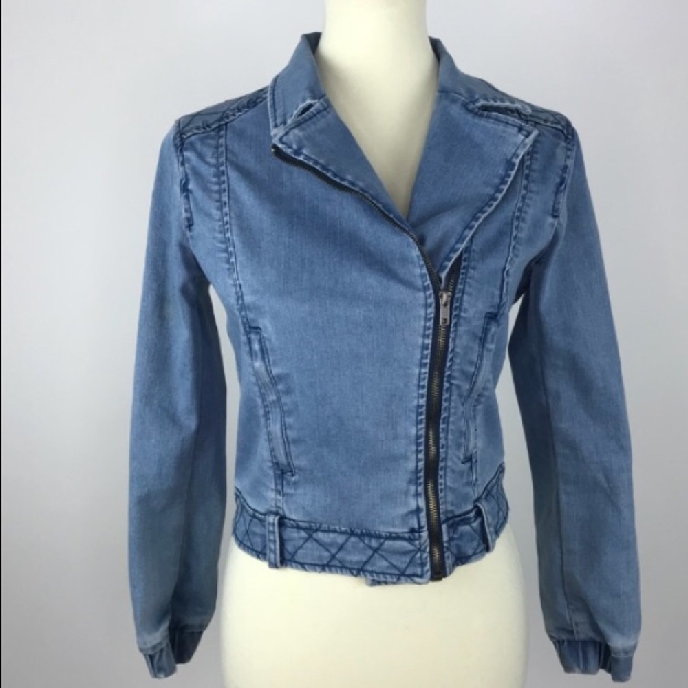 Dear Creatures Denim Bomber - size Medium